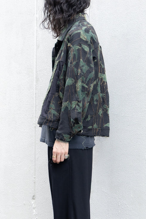 【Licht Bestreben】"Jacquard Rebuilding Carpenter Jacket"